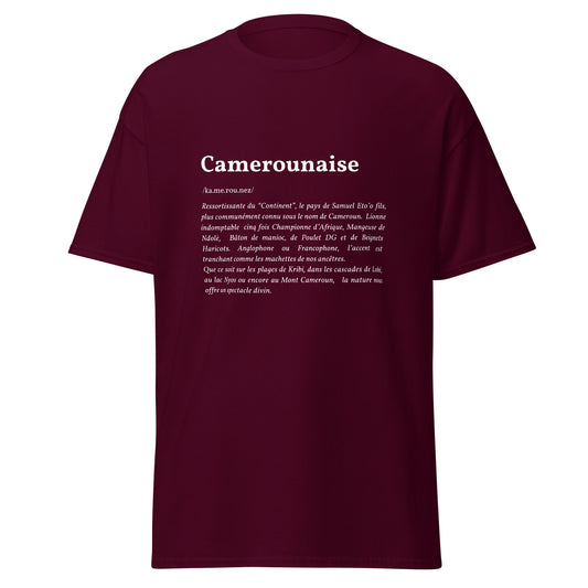 T-Shirt IDCULTURE - CAMEROUNAISE