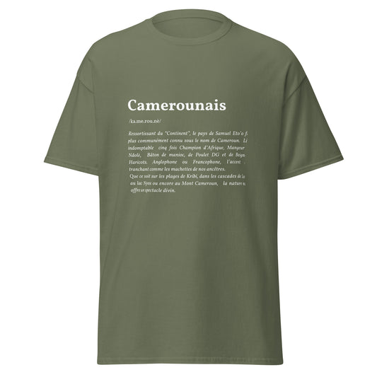 T-Shirt IDCULTURE - CAMEROUNAIS
